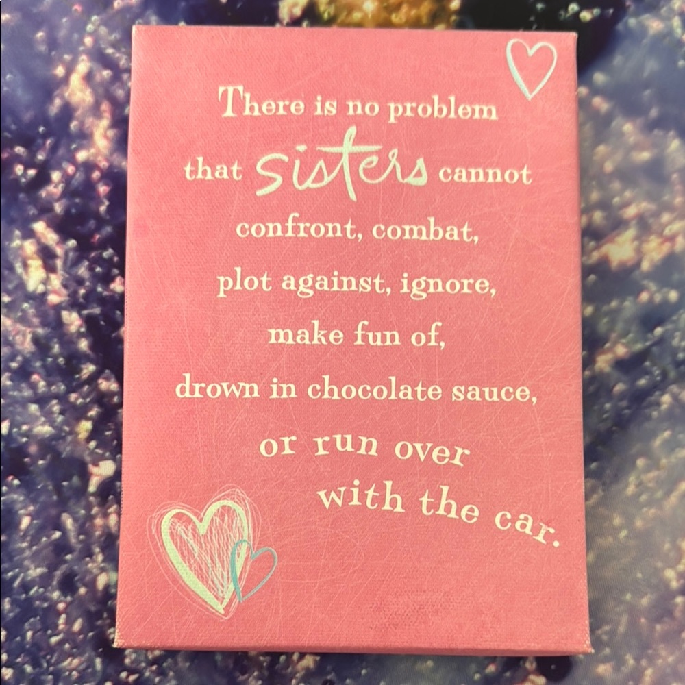 HALLMARK PLAQUE FOR SISTERHOOD WALL ART